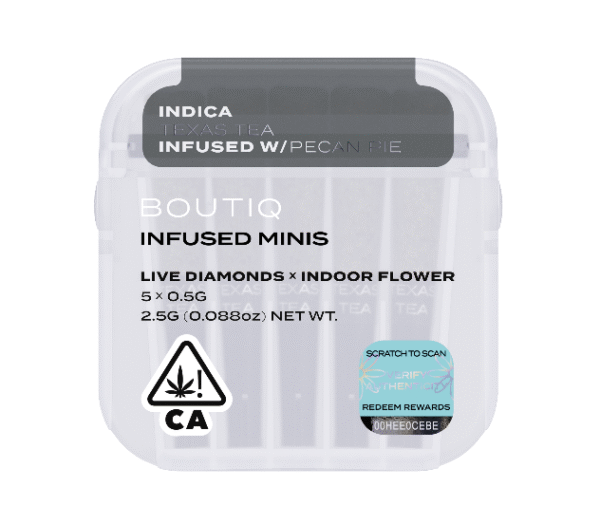 Boutiq Infused Minis Pre Rolls Texas Tea x Pecan Pie